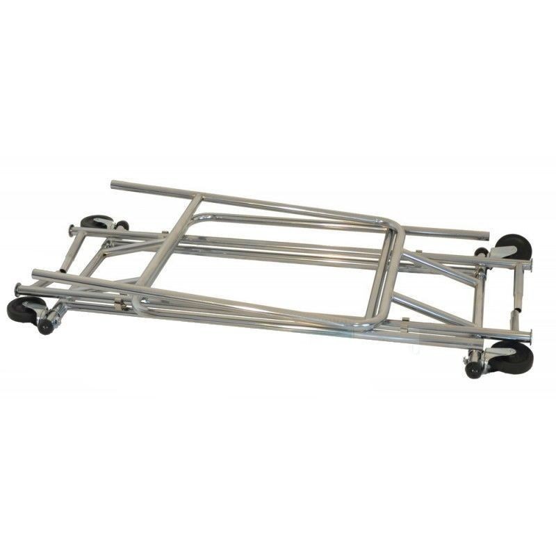 Double Folding Rolling Rack - Heavy Duty Adjustable Garment Rack with Wheels for Clothes Storage, Laundry, and Retail Display | Perfect for Home, Closet, and Store Organization