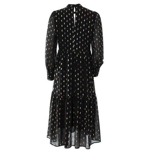 LIA Women's Black Dress - Elegant & Comfortable Casual Wear for Daily Outings, Parties, and Office