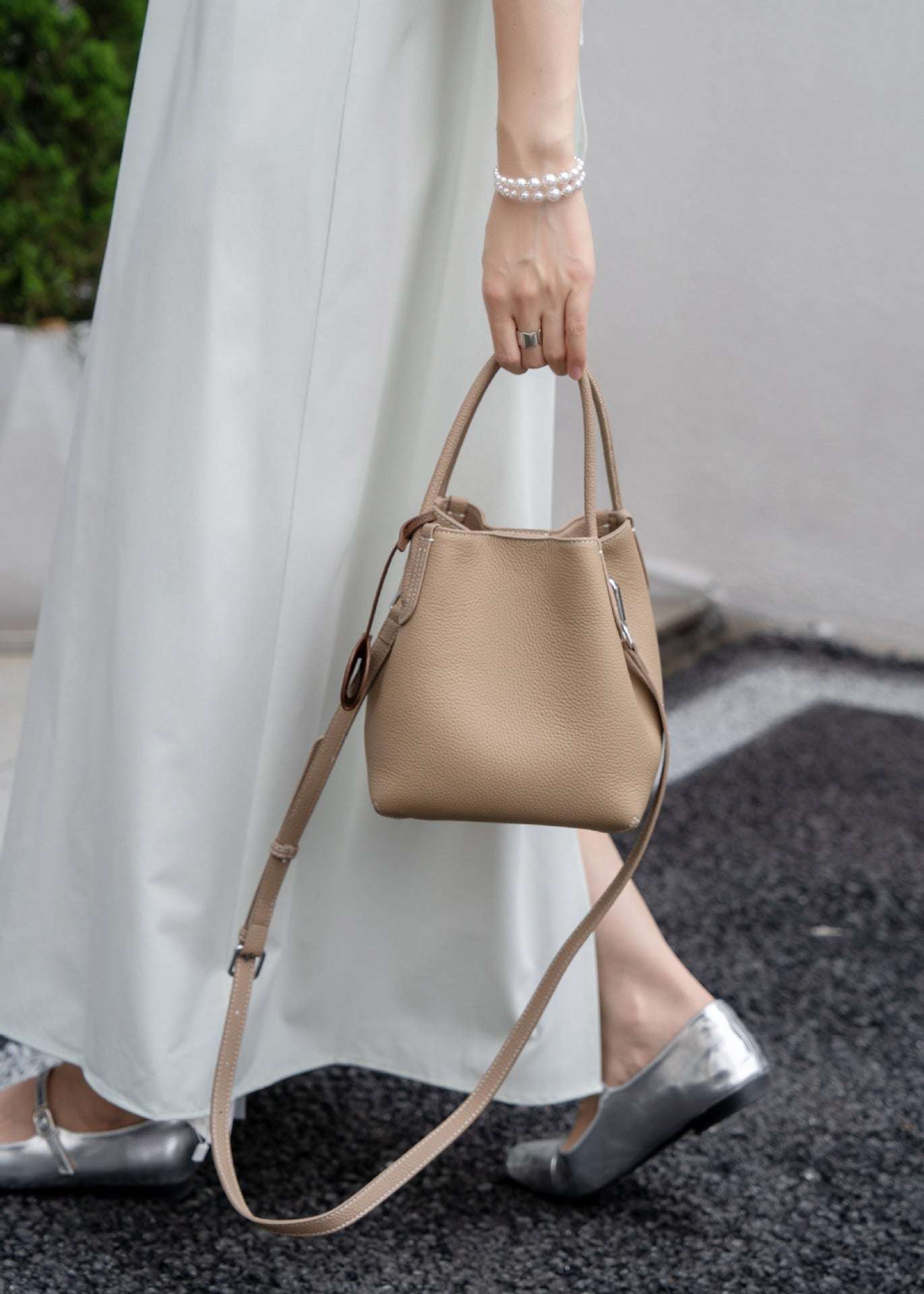 Mini Leather Bucket Bag for Women - Stylish Crossbody Purse with Adjustable Strap - Perfect for Travel, Shopping & Everyday Use