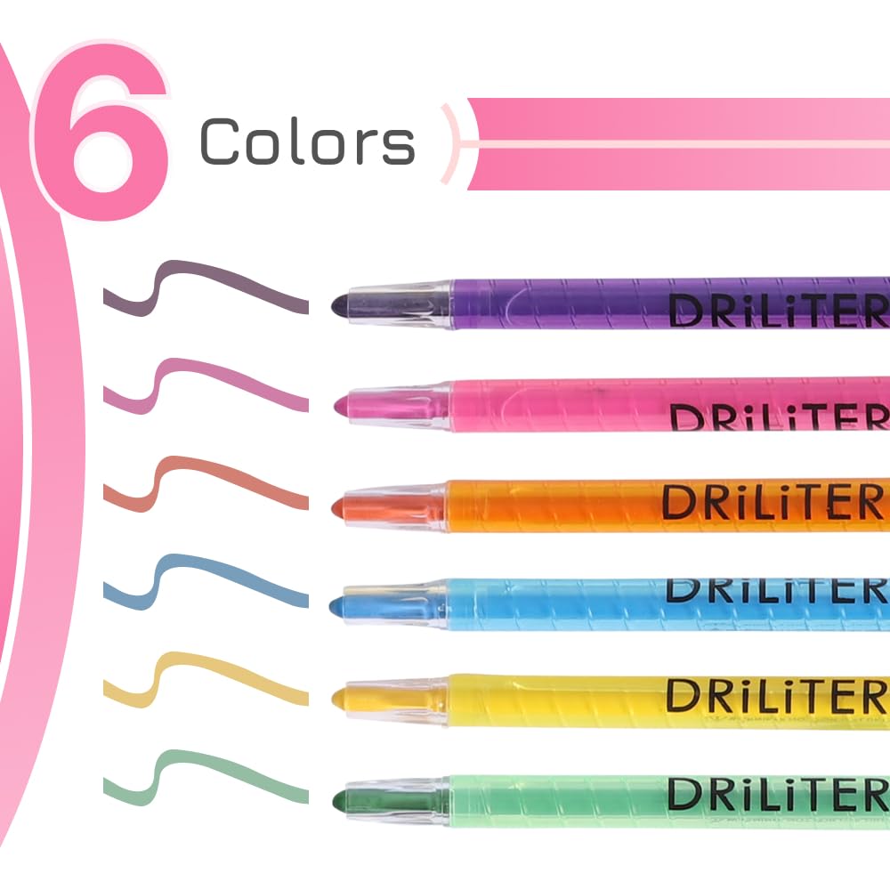 Swanson Bible Highlighters 6-Pack - No Bleed, Multi-Color for Bible Study & Note-Taking