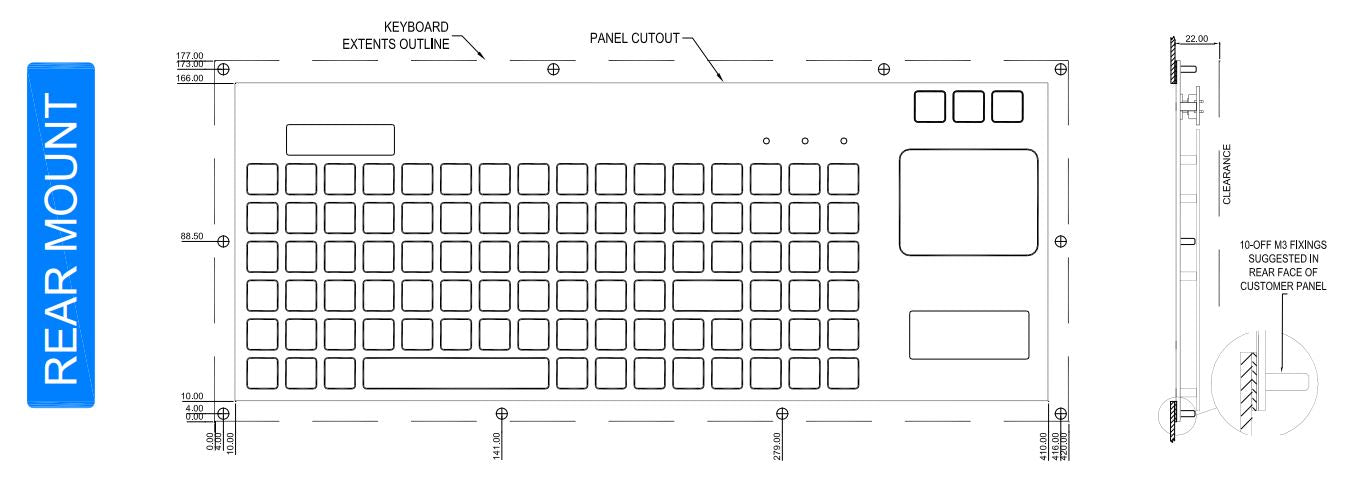 CKS 96P Laptop Case with Built-in Touchpad - Protective Sleeve for MacBook, Windows Laptops - Perfect for Office, Travel & School Use