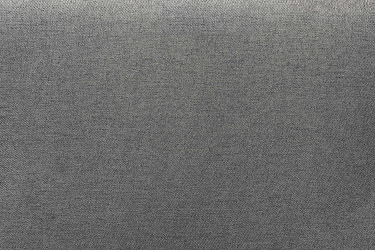 Baxton Studio Abner Modern Twin Size Headboard - Dark Grey Fabric Upholstery with Walnut Brown Wood Finish | Perfect for Contemporary Bedrooms, Guest Rooms & Small Spaces