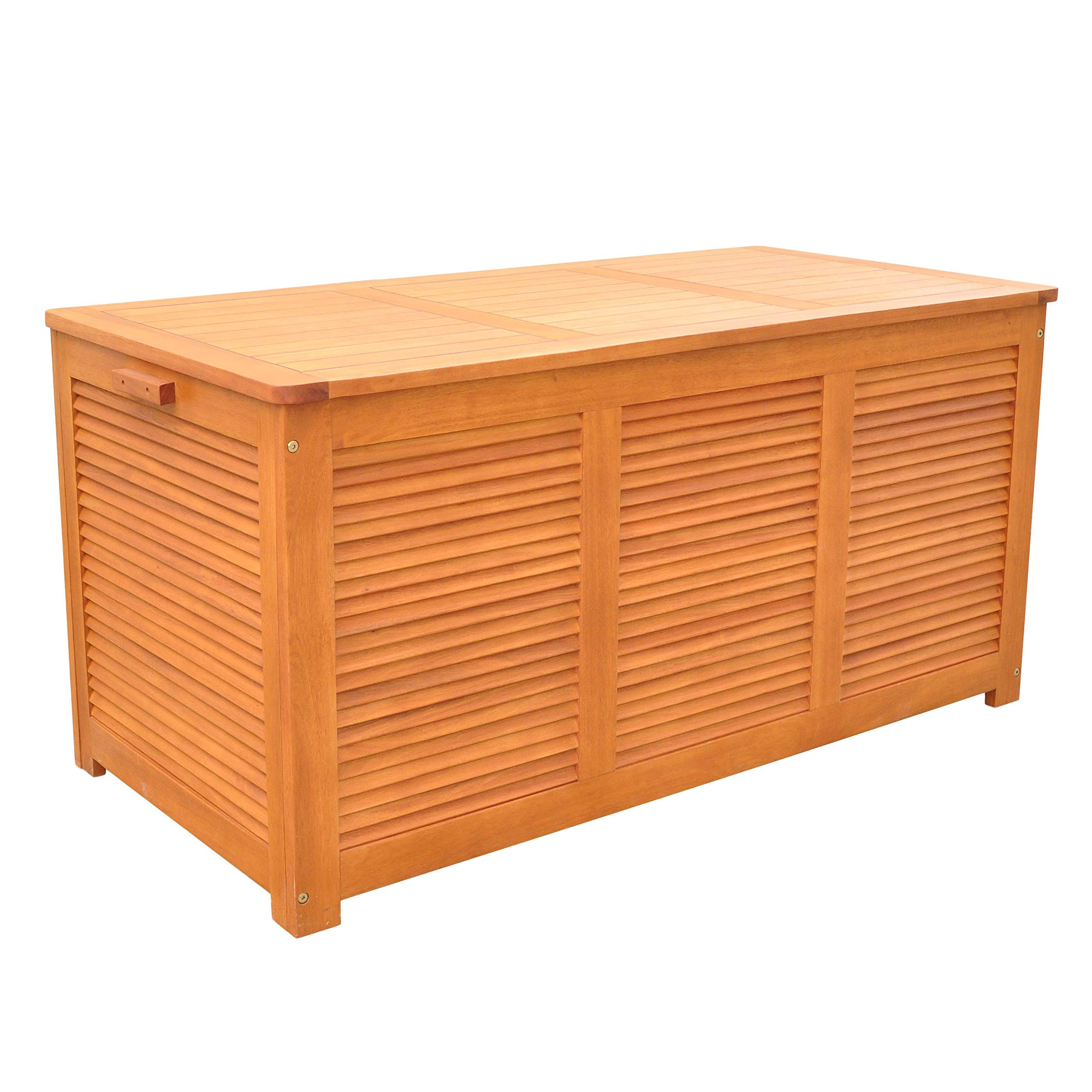 Merry Products BOX0010210000 Waterproof Outdoor Storage Box for Patio, Garden, and Backyard – Perfect for Cushions, Toys, and Gardening Tools