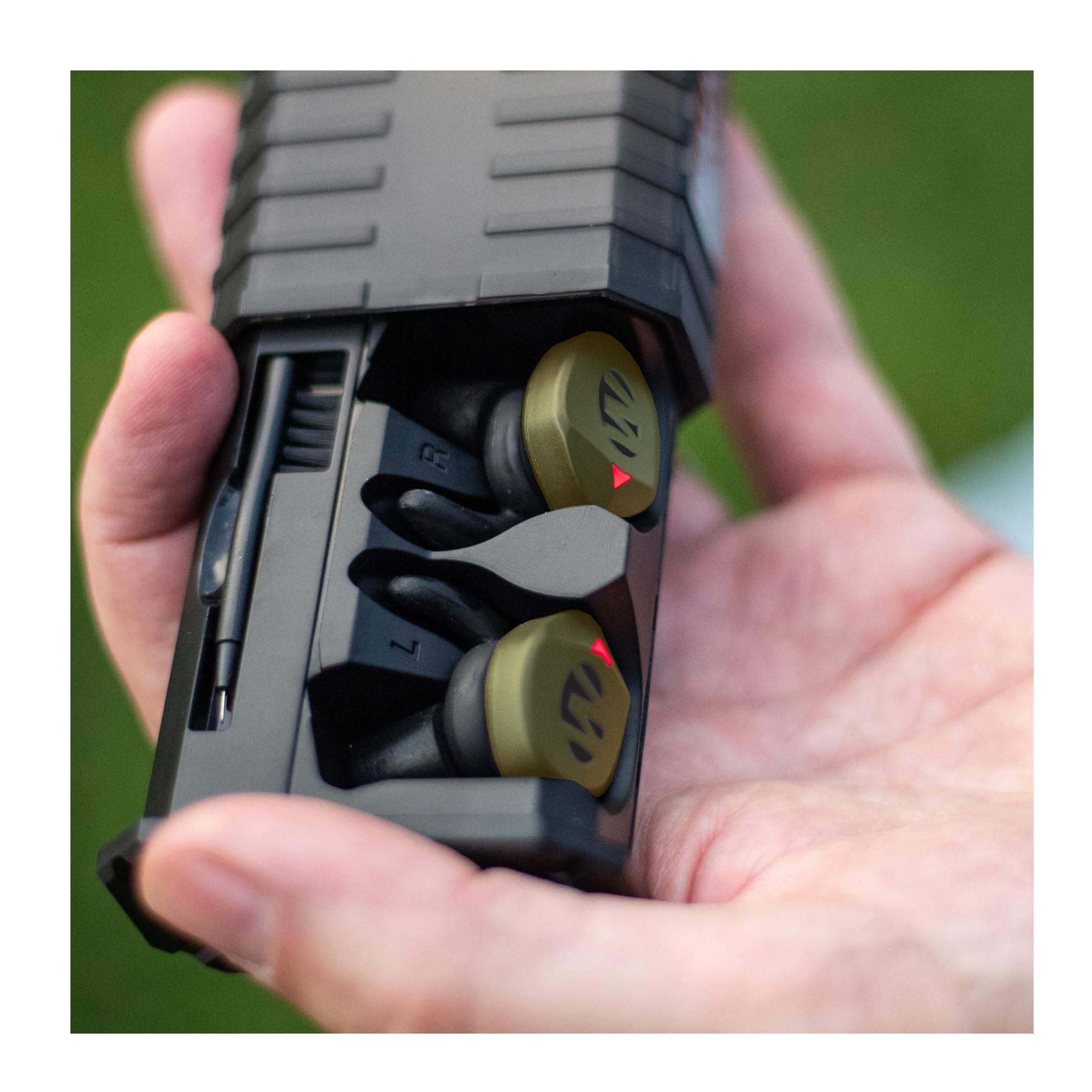 Walker's Silencer Rechargeable Bluetooth Earbuds - Noise Cancelling Wireless Headphones for Running, Gym, Work & Travel | Comfortable Secure Fit Earphones with Long Battery Life