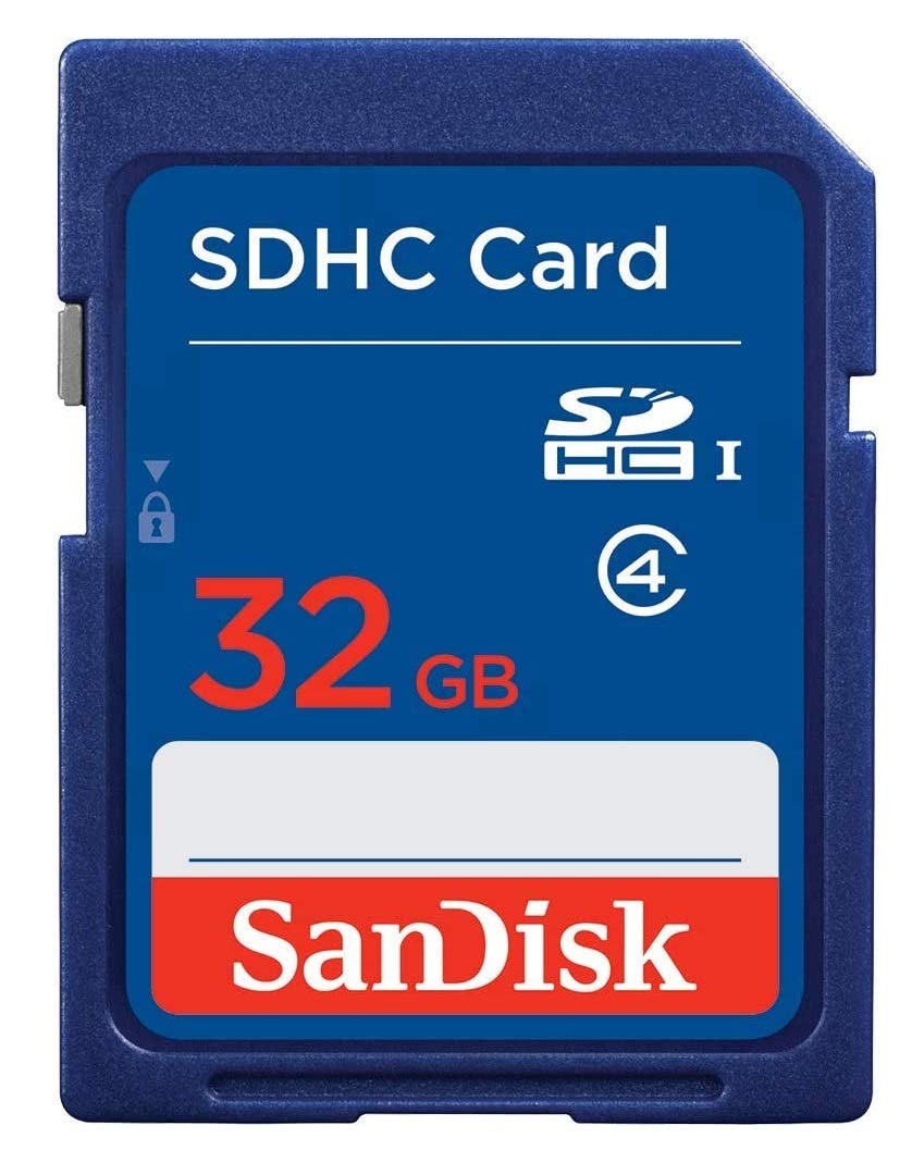 SanDisk 32GB SDHC Memory Card 50-Pack Class 4 (SDSDB-032G-B35) Bundle with Microfiber Cloth & SD Card Reader - Perfect for Digital Cameras, DSLRs, Dash Cams, and Data Storage