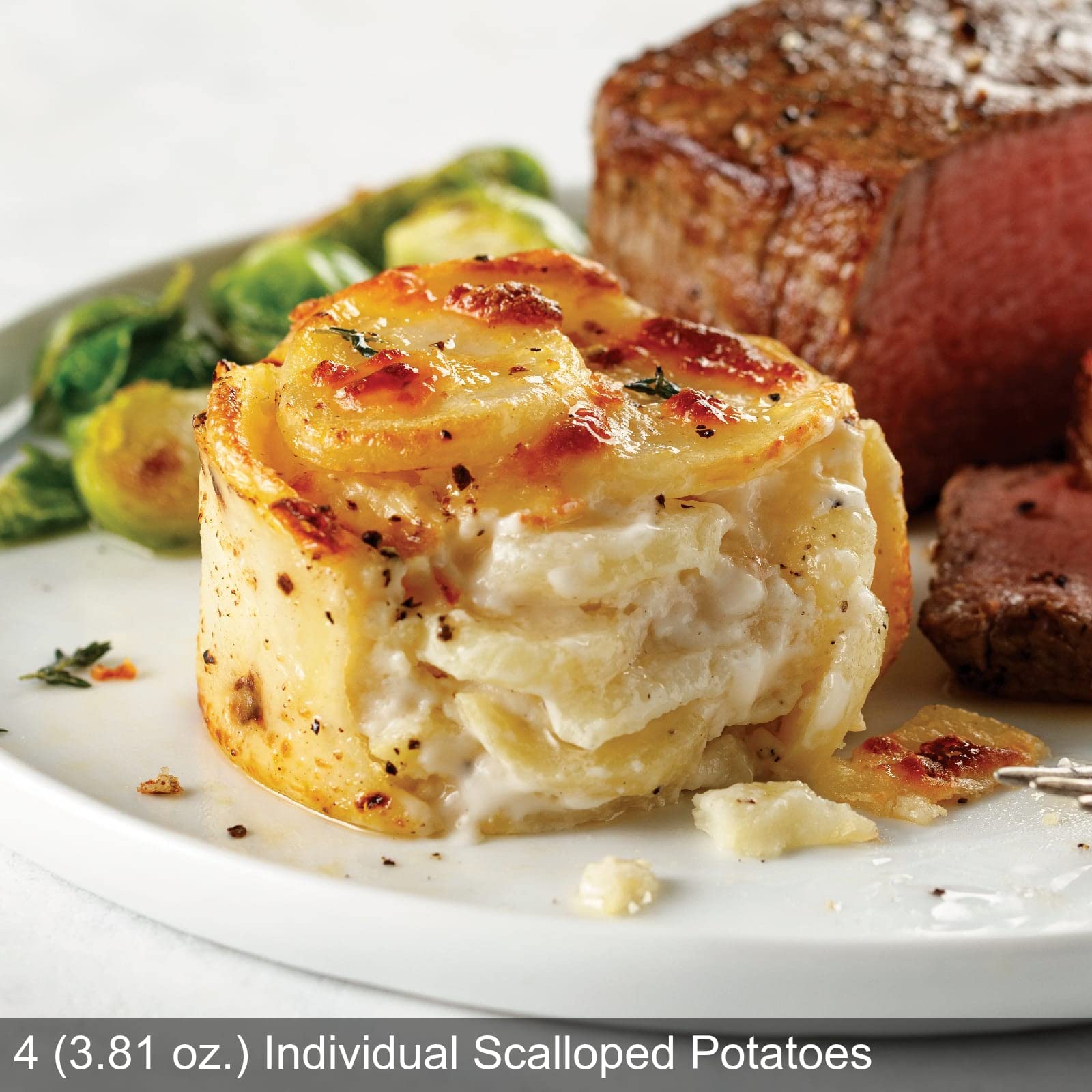 Omaha Steaks Deluxe T-Bone Dinner - Premium T-Bone Steaks, Lobster Bisque, Mini Lobster Grilled Cheese, Creamed Corn, Scalloped Potatoes & Caramel Apple Tartlets | Gourmet Steakhouse Meal for Special Occasions, Date Nights & Family Dinners