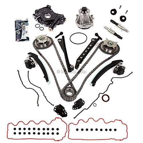 Mizumo Auto MA-9761230509 Timing Chain Kit with VCT Solenoid, Cam Phaser, Oil & Water Pump - Compatible with 2007-2010 Ford 5.4L 24V Engine - Perfect for Engine Repair & Maintenance