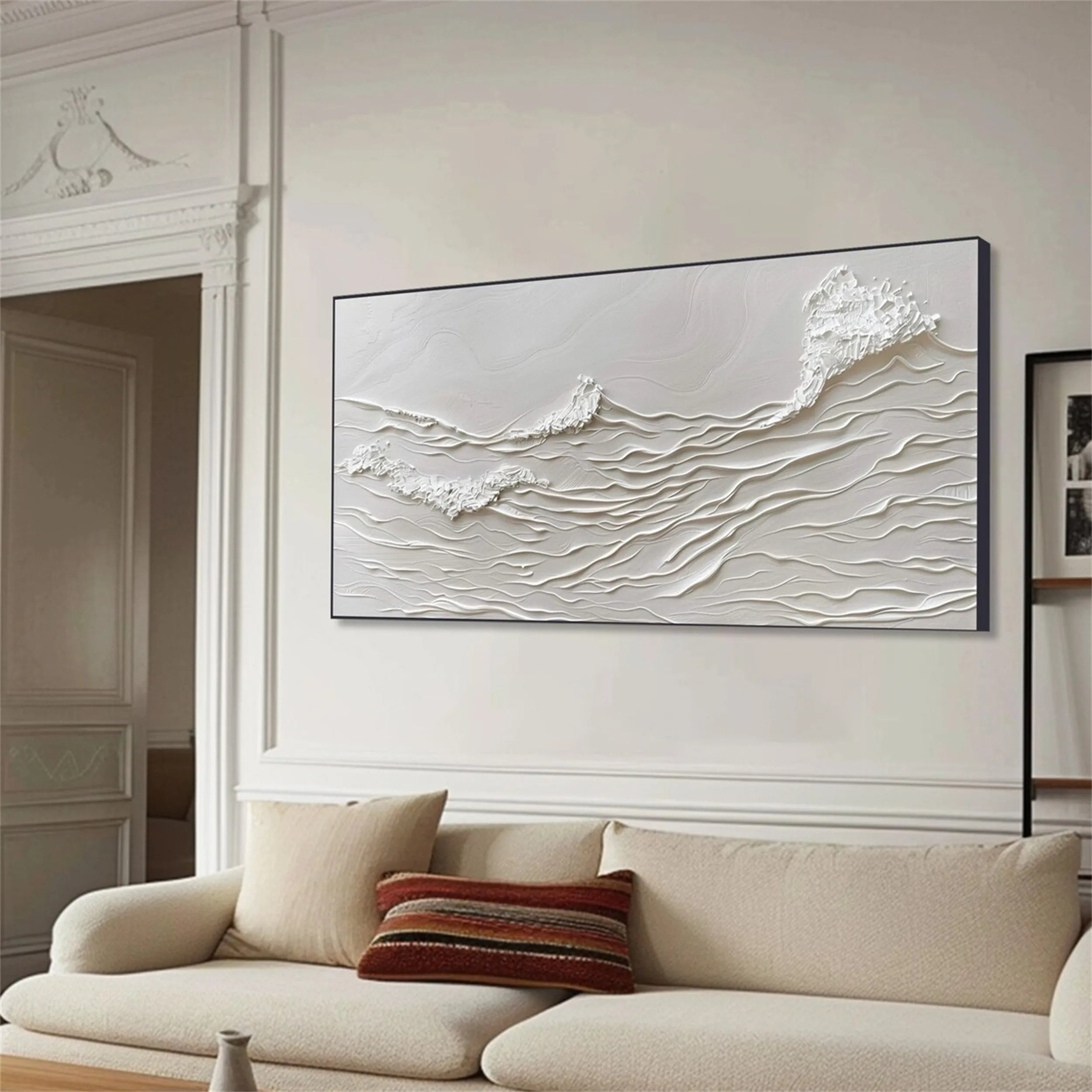 Minimalist Textured Plaster Art Painting #MM167 - Modern Abstract Wall Decor for Living Room, Bedroom & Office