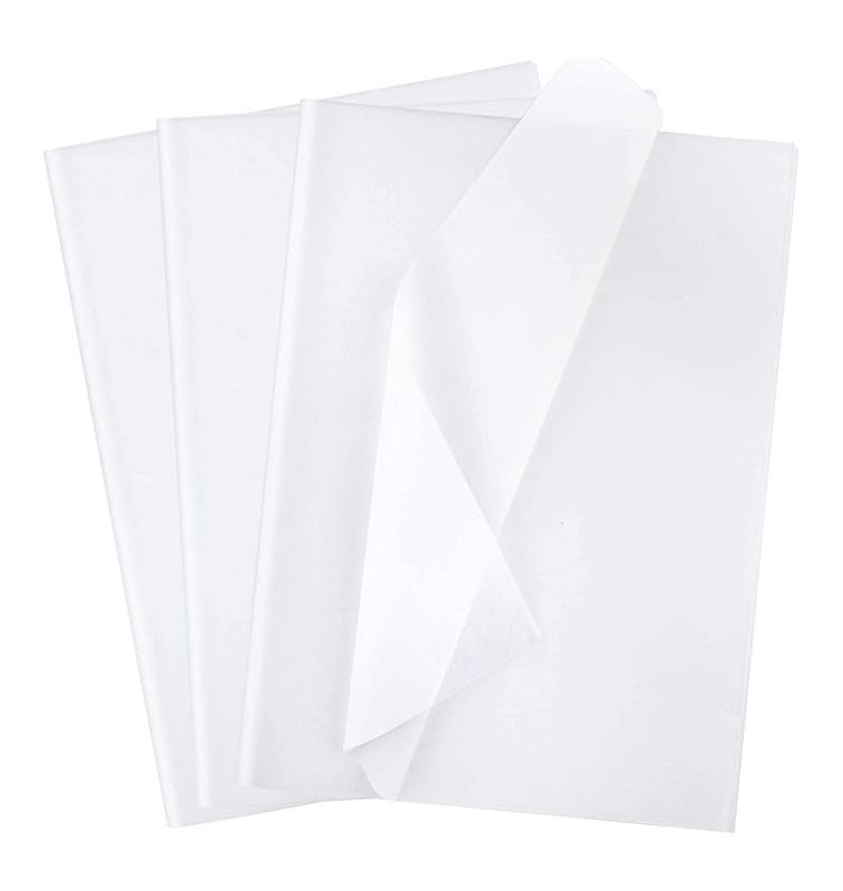 TOWNBUS - 100 Sheets White Wrapping Paper for Gift Wrapping, Storage, Stuffing, Cloth Wrapping, Arts & Crafts | Acid-Free, Bulk Pack of 1 | Perfect for Holidays, Birthdays, Weddings & DIY Projects