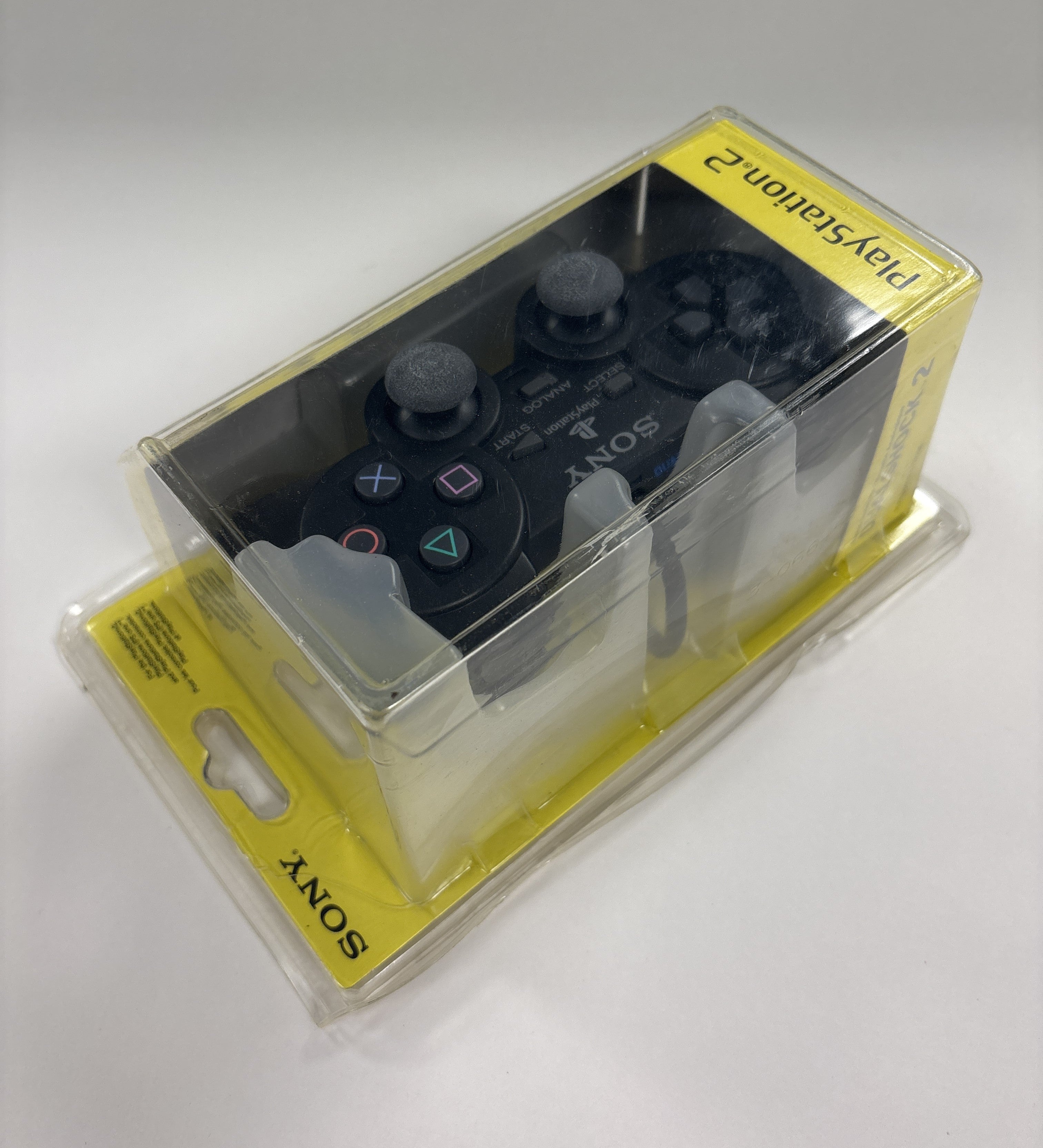 Original PlayStation 2 PS2 DualShock 2 Controller - Black (Brand New Factory Sealed) | Compatible with PS2 Games & Perfect for Retro Gaming Enthusiasts