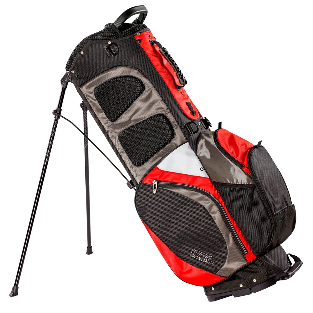 IZZO Lite Stand Golf Bag - Ultra Lightweight Carry Golf Bag with Dual Straps for Comfort | Perfect for Walking Golf Courses & Weekend Golfers