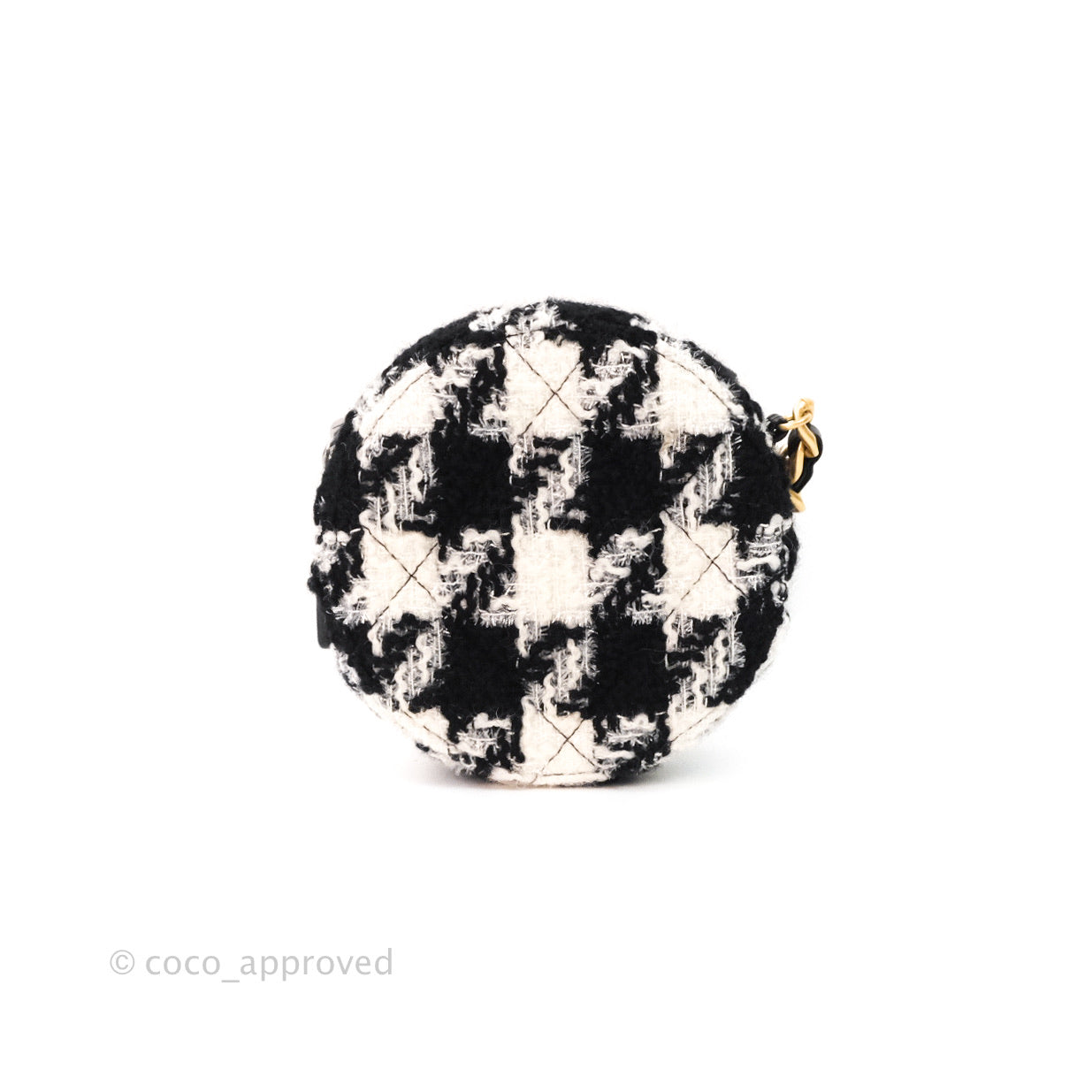Chanel 19 Tweed Clutch Bag with Gold Chain & Coin Purse - Luxury Designer Handbag for Women, Evening Parties & Special Occasions