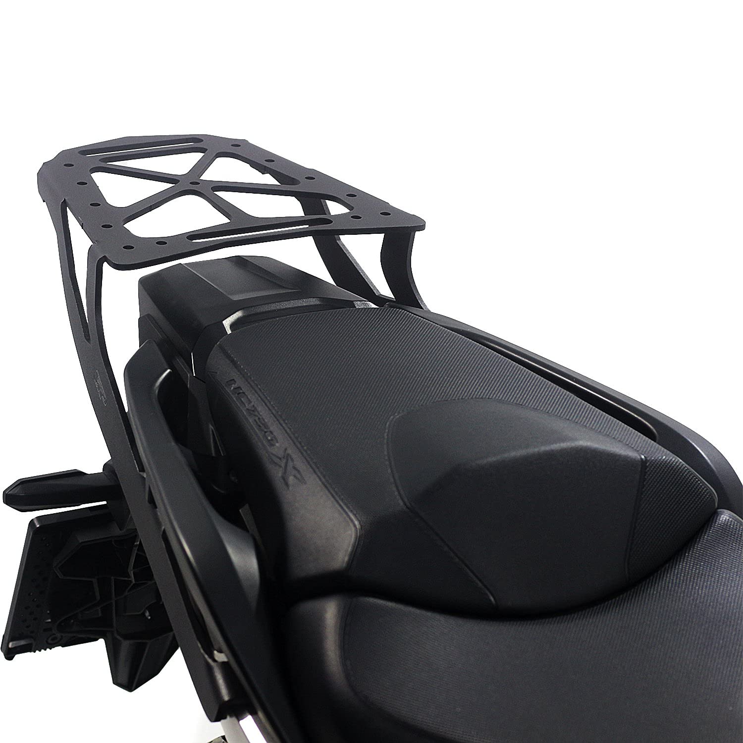Black Rear Luggage Rack for Honda NC750X (2021-2024) - Heavy Duty Motorcycle Cargo Carrier for Touring & Commuting