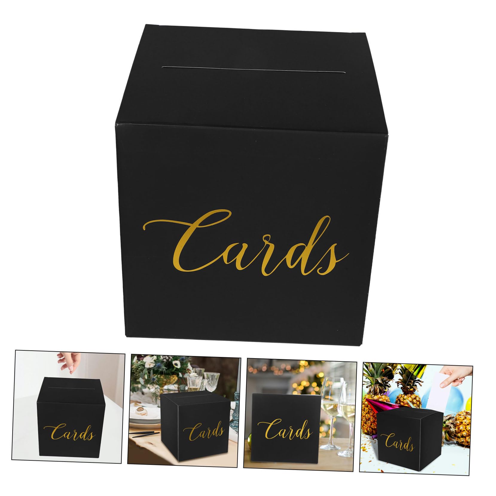 Ciieeo 16-Piece Wedding Card Box Set - Elegant Money Holder & Keepsake Box for Wedding Reception, Business Cards, and Stationery - Perfect for Bridal Showers, Anniversary Gifts, and Special Occasions