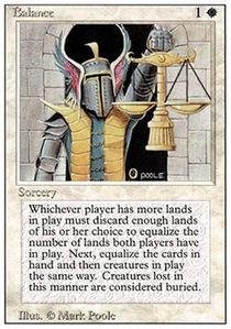 Magic: The Gathering Balance Revised Edition Card - Rare MTG Collectible for Deck Building & Strategy Games