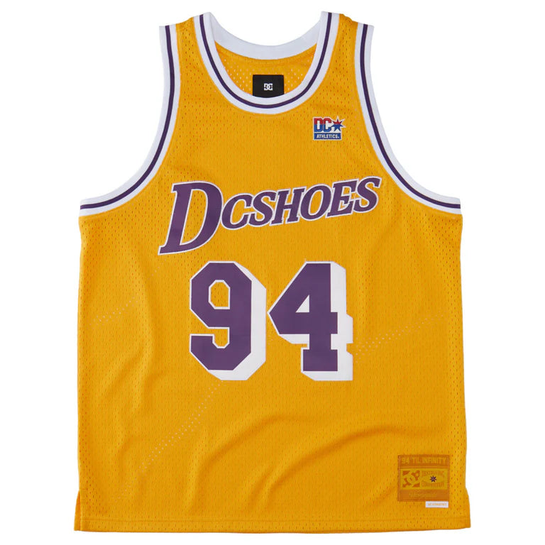 DC Showtime Jersey Saffron - Official NBA Basketball Jersey for Men - Perfect for Games, Parties & Fan Events