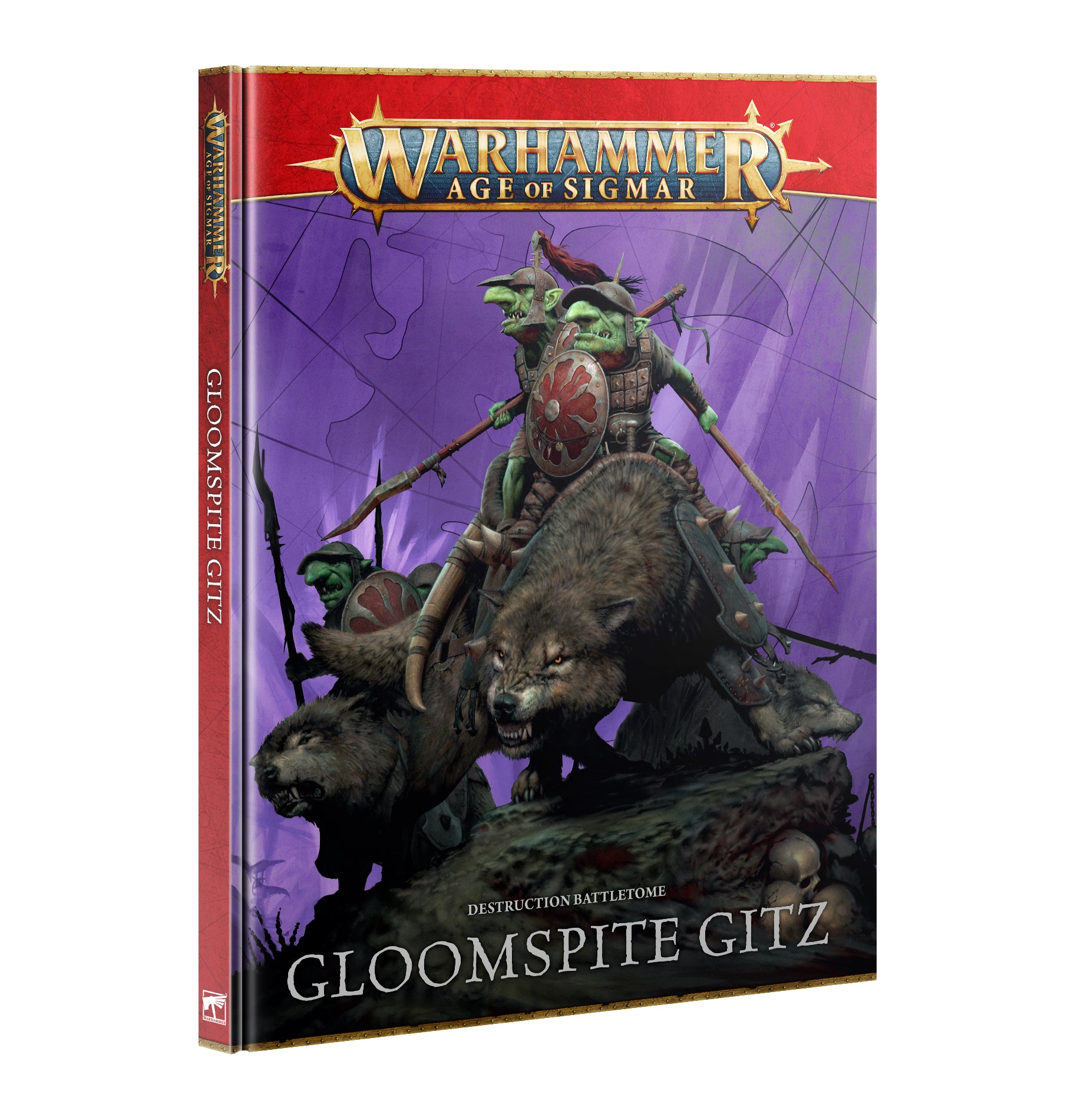 Warhammer Age of Sigmar: Battletome Gloomspite Gitz 4th Edition - Fantasy Tabletop Wargaming Army Book for Collectors & Competitive Play