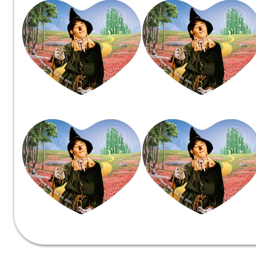 Wizard of Oz Scarecrow Heart-Shaped Planner Stickers - DIY Scrapbook, Calendar & Craft Supplies for Journaling, Bullet Journals & Gift Decoration