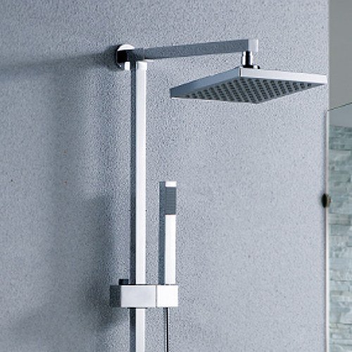 Rainfall Shower Faucet Set - High Pressure Luxury Bathroom Showerhead with Adjustable Spray Modes - Perfect for Spa-Like Relaxation and Modern Bathroom Upgrades