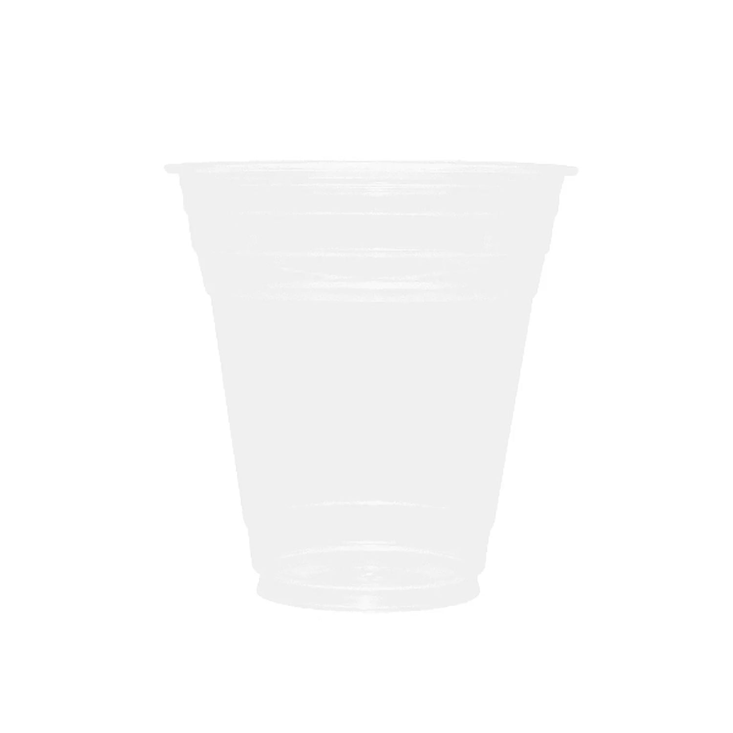 12 oz Clear PET Plastic Cups - 50 Count Bulk Pack | Perfect for Parties, Picnics, and Office Events