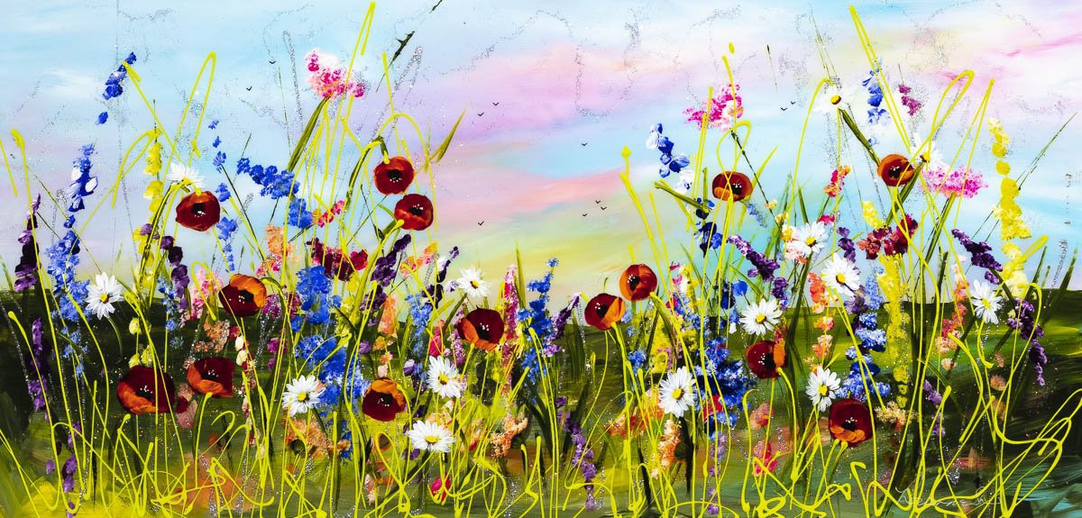 Beautiful Day II Original SOLD - Premium Wall Art Canvas Painting for Home & Office Decor - Perfect for Living Room, Bedroom, and Gift Giving
