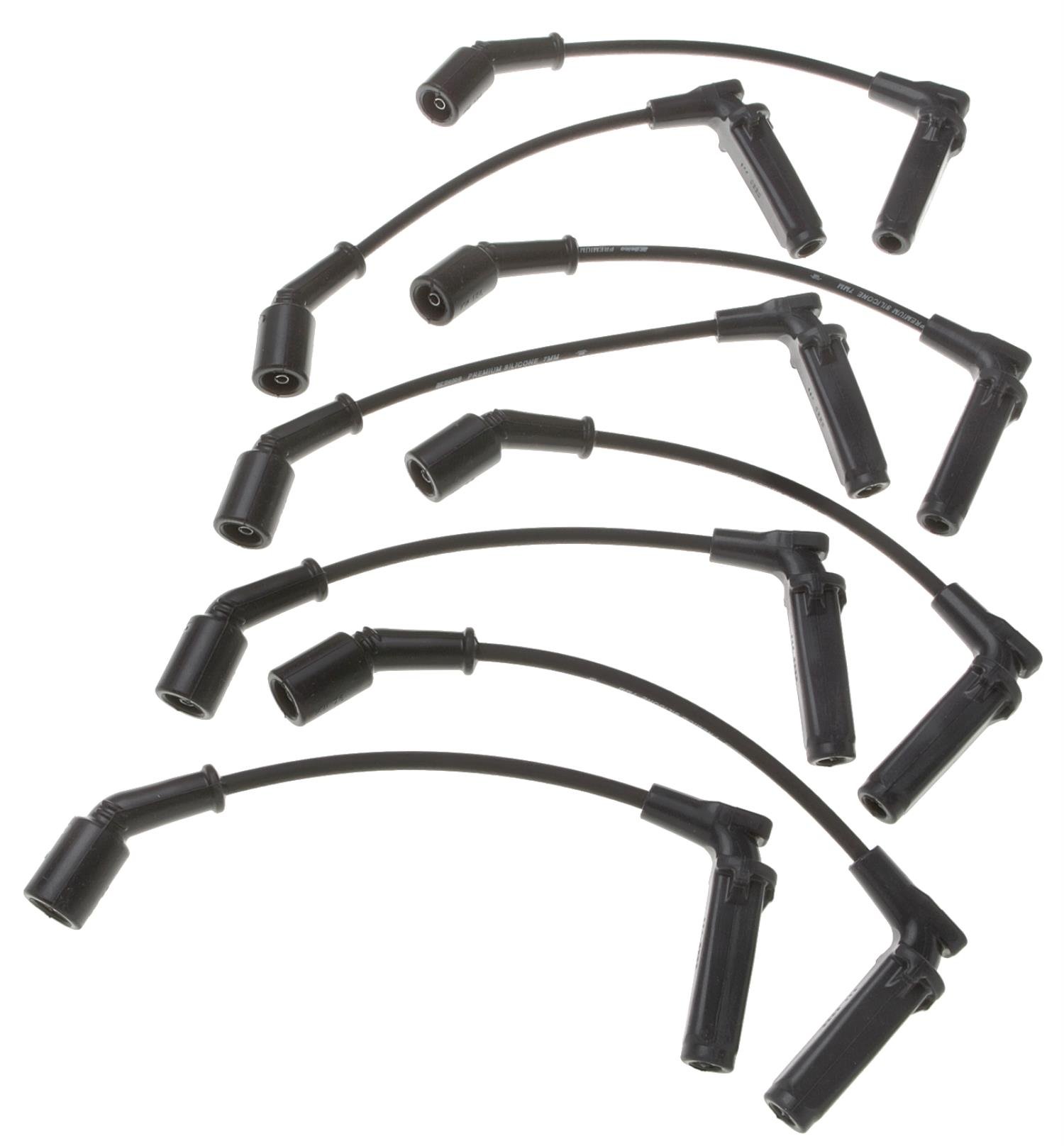 ACDelco Professional 9748FF Spark Plug Wire Set - High Performance Ignition Wires for GM Vehicles | Perfect for Chevy, GMC, Buick & Cadillac | Improves Engine Performance & Fuel Efficiency