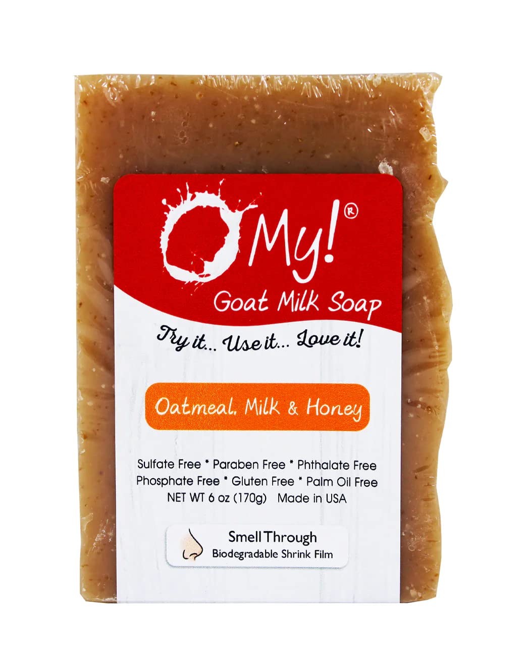 Organic Goat Milk Soap Bar 6oz - Natural Handmade Soap with Farm Fresh Goat Milk, Paraben-Free, Sulfate-Free, Cruelty-Free - Moisturizing & Gentle for Dry, Sensitive Skin - Perfect for Daily Face & Body Cleansing, Gift Sets