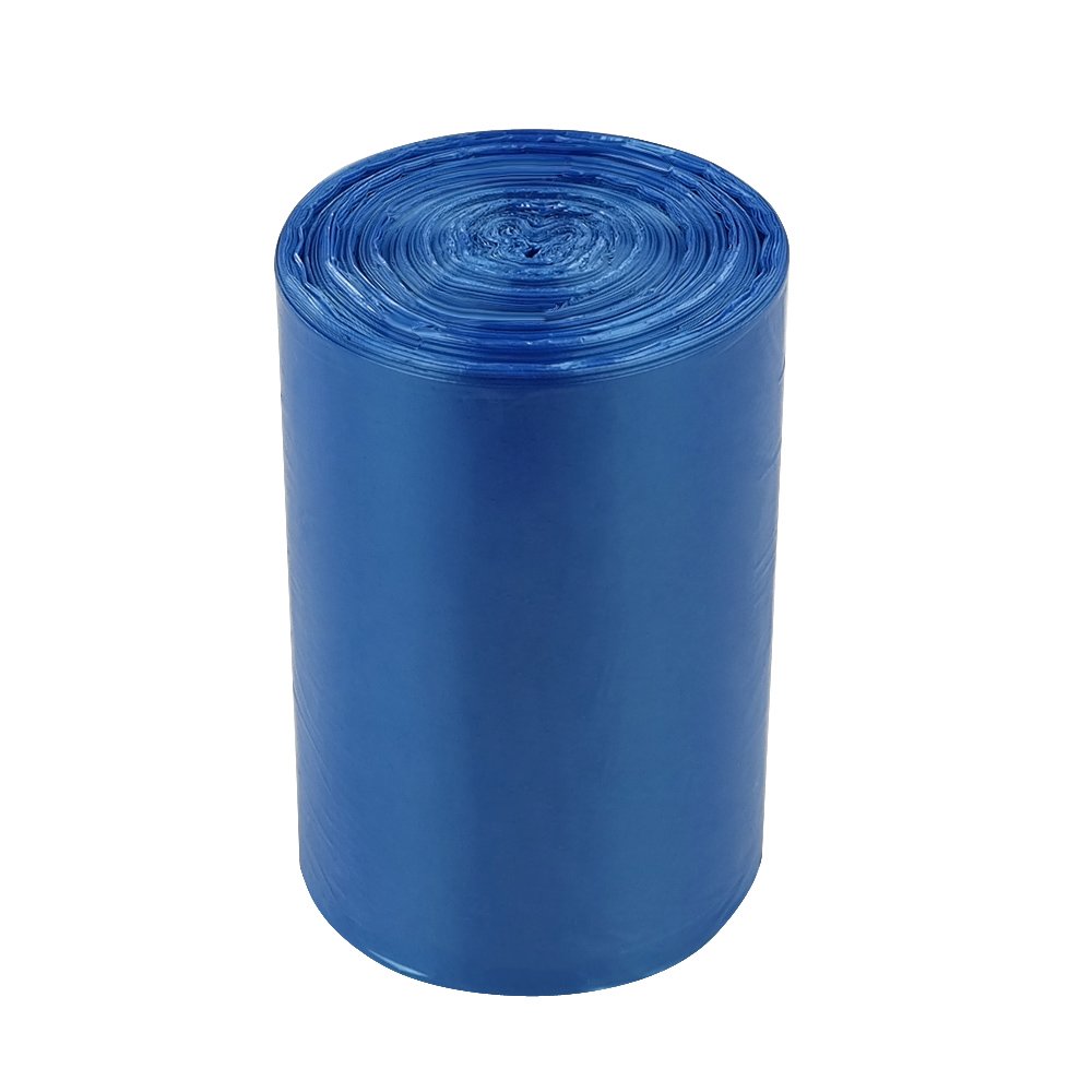 3 Gallon Trash Bags - Small Garbage Bags, Blue (120 Count) - Perfect for Bathroom, Office, Dorm & Car Waste Disposal