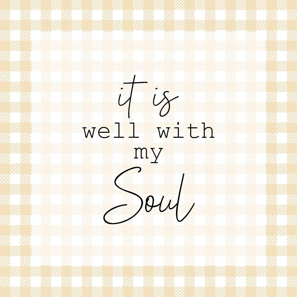It is Well Photo Print - 24x24 Inch Inspirational Wall Art Decor - Perfect for Living Room, Bedroom & Office - Multi-Color Posterazzi PDXKASQ1588BLARGE