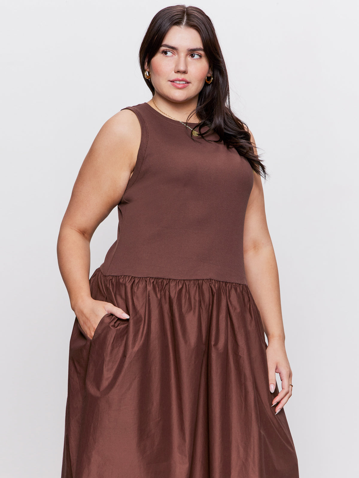 Take Me Away Midi Dress for Women - Flowy Mesa Print Plus Size Dress for Casual Wear & Summer Outfits