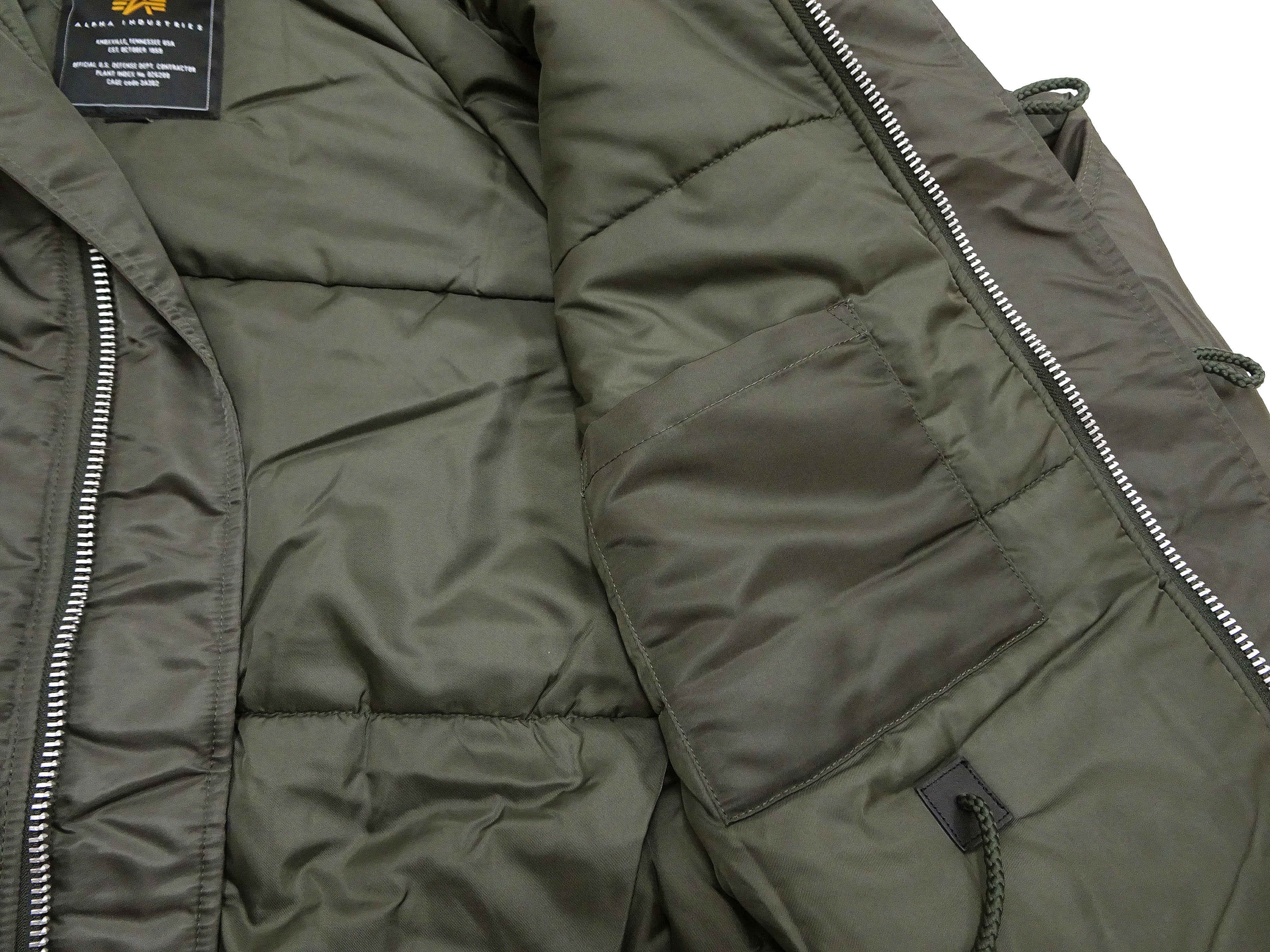 Alpha Industries N-3B Parka 20094 - Men's Military Style Thigh-Length Padded Nylon Hooded Winter Coat Jacket (Replica Gray) - Cold Weather Outerwear for Urban Commuting & Outdoor Adventures