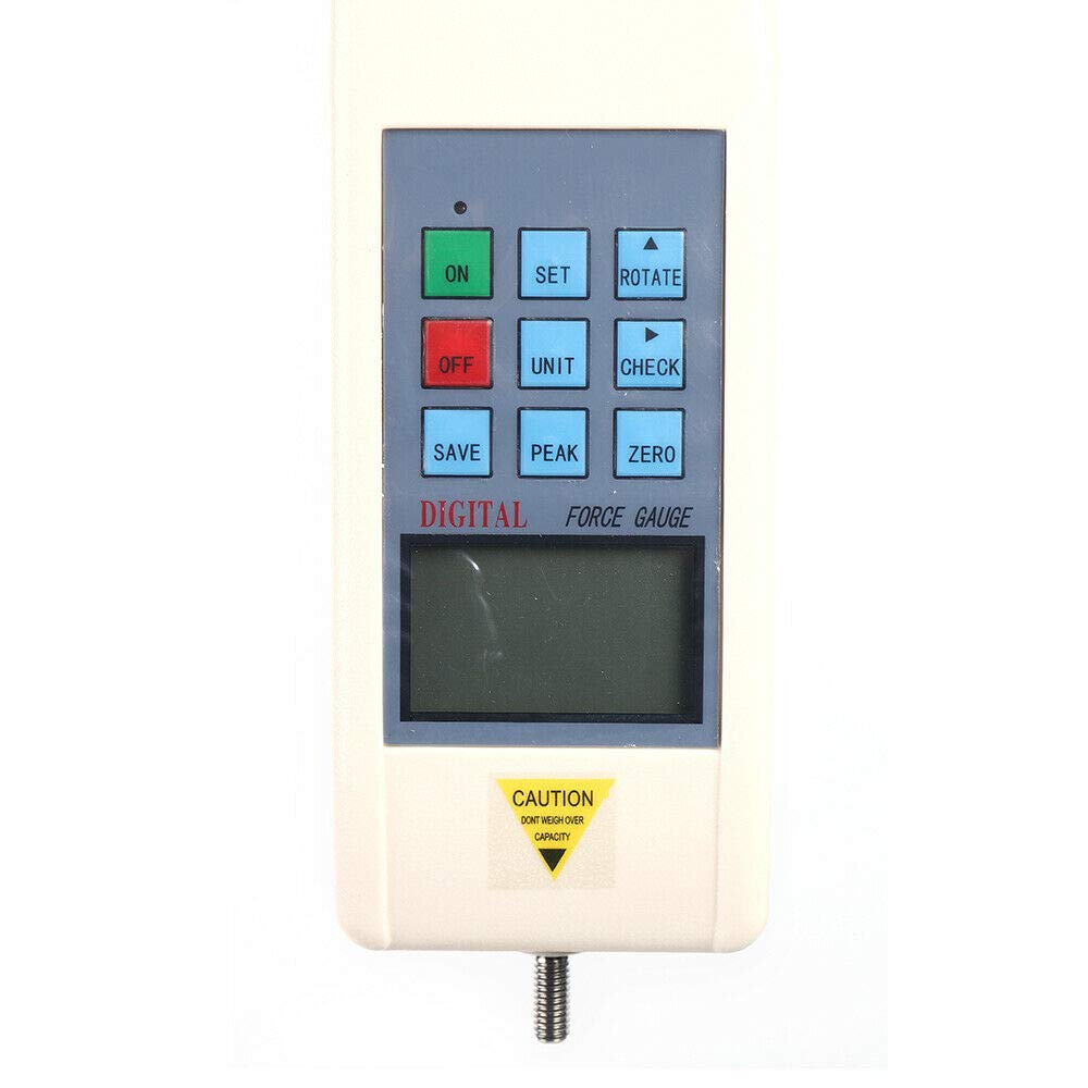 500N Digital Pull Force Tester - High Precision F-500 Force Gauge for Push/Pull Testing with Horizontal Test Bench | Portable Wire Harness & Terminal Tensile Strength Measurement | Ideal for Quality Control, Manufacturing & Material Testing Labs
