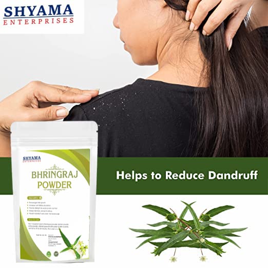 Bhringraj Powder 100g - Natural Hair Growth & Conditioning Treatment for Stronger Hair, Scalp Health & Skin Care | Boosts Immunity | Ayurvedic Herbal Supplement for Men & Women | Perfect for DIY Hair Masks & Wellness Drinks