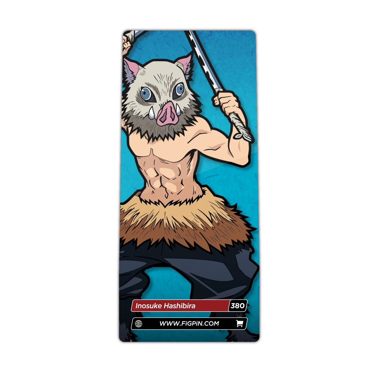 Demon Slayer Anime Enamel Pin - Inosuke Hashibira Figpin Collectible [380] | Perfect for Cosplay, Anime Merch Collections & Gift for Fans