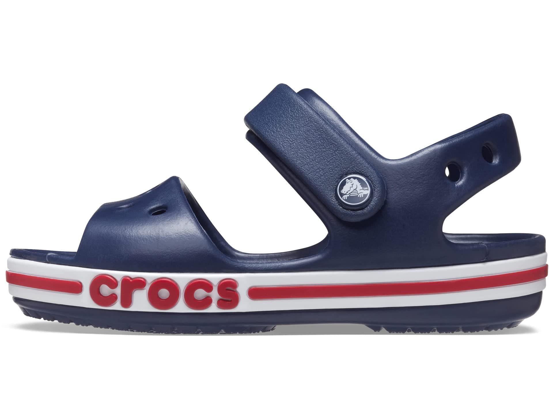 Crocs Unisex-Child Bayaband Sandals | Comfortable Kids Water Shoes for Beach, Pool & Outdoor Play | Lightweight & Quick-Dry Slides for Boys & Girls