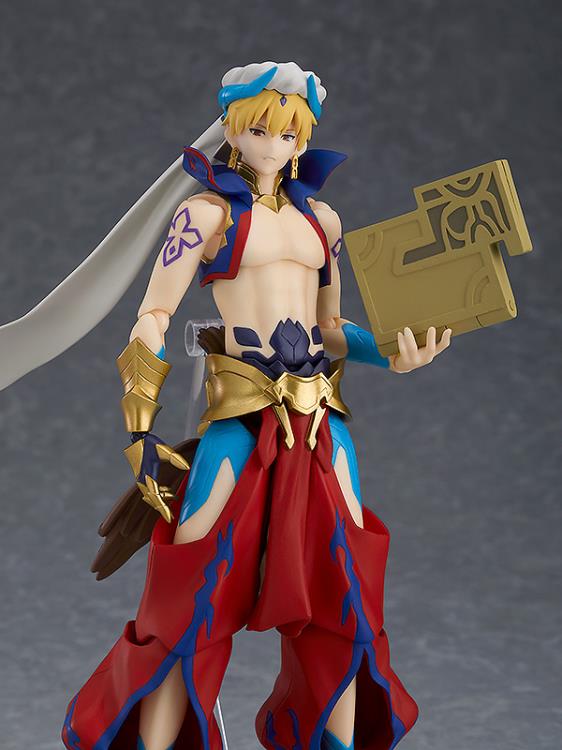 Fate/Grand Order Gilgamesh Figma #468 Action Figure - Absolute Demonic Front: Babylonia Collectible Model for Anime Fans & Display