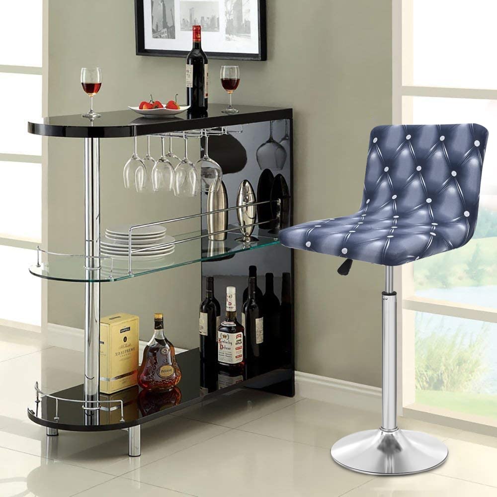 Stretch Slipcover Chair Protectors for Short Back Chairs & Bar Stools - Elastic Furniture Covers (Set of 23) - Perfect for Dining Room, Kitchen, Office & Home Decor Protection