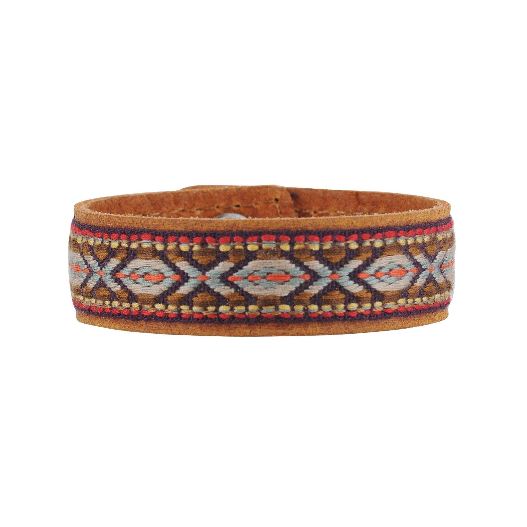 Authentic Aztec Cuff Bracelet in Tan - Boho Tribal Jewelry for Women | Perfect for Festivals, Parties & Everyday Wear