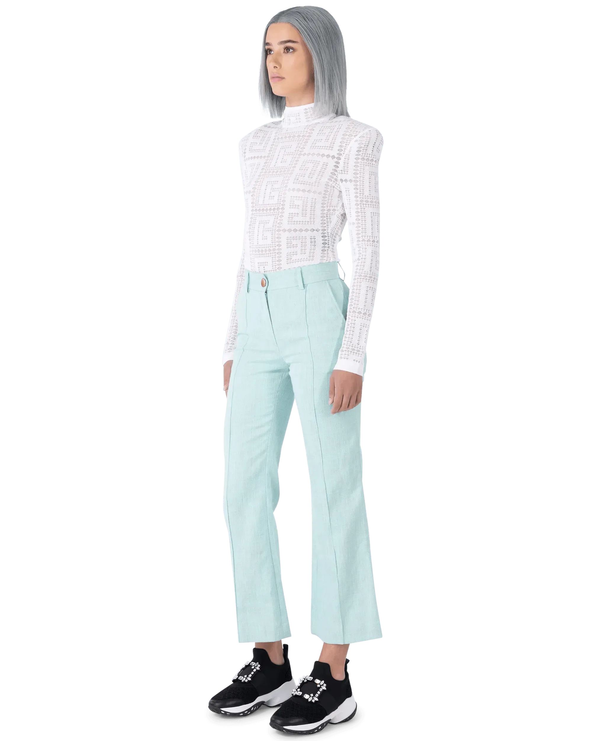 Breathable Linen Straight Leg Pants for Women - Comfortable Summer Casual Trousers for Office, Travel & Everyday Wear