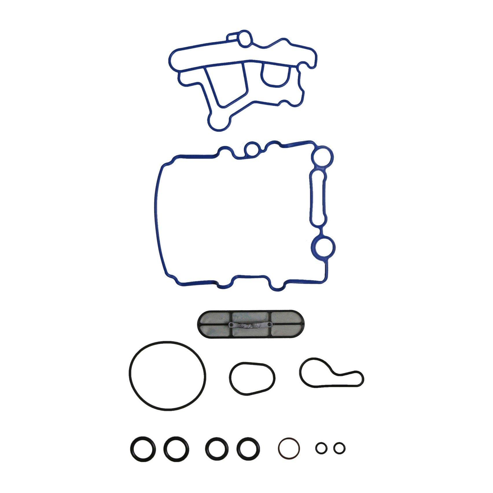 High-Quality Oil Cooler Gasket Set Compatible with 2003-2010 Ford F150, F250, Expedition - Durable Seal Replacement for Engine Protection | Perfect for DIY Auto Repair & Maintenance