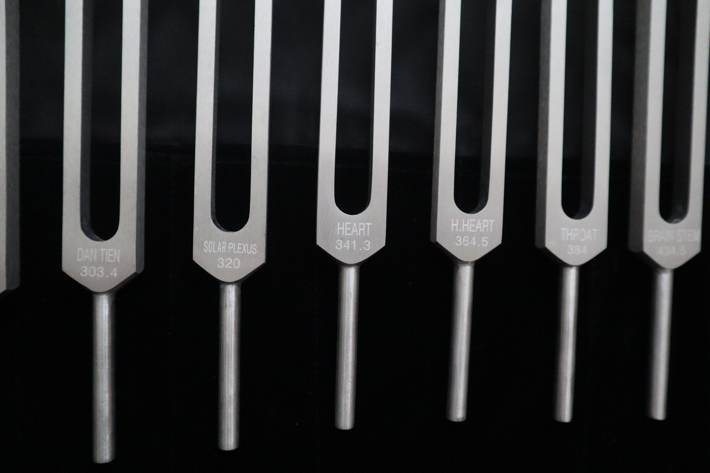 13-Piece Chromatic Scale Tuning Fork Set - Perfect Fifth, Professionally Tuned 0.25 Hz, Unweighted for Biofield & Sound Therapy | Ideal for Music Therapy, Sound Healing, and Energy Balancing