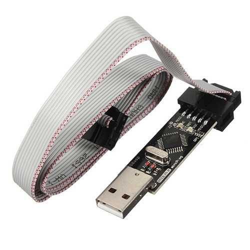 5Pcs USBASP USBISP 3.3V/5V AVR Programmer for ATMEGA8 ATMEGA128 - Perfect for DIY Electronics, Arduino Projects & Microcontroller Programming