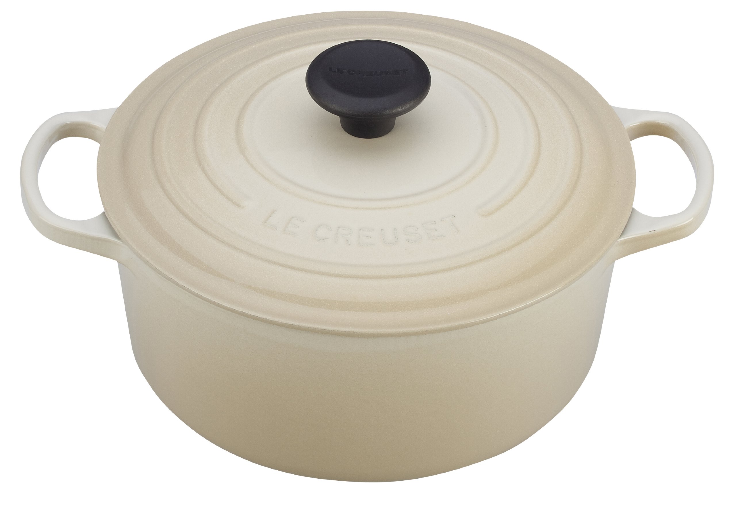 Le Creuset Signature Enameled Cast Iron 3.5 Quart Round Dutch Oven - Dune Color | Premium French Cookware for Braising, Stewing & Baking | Perfect for Soups, Bread & Family Meals