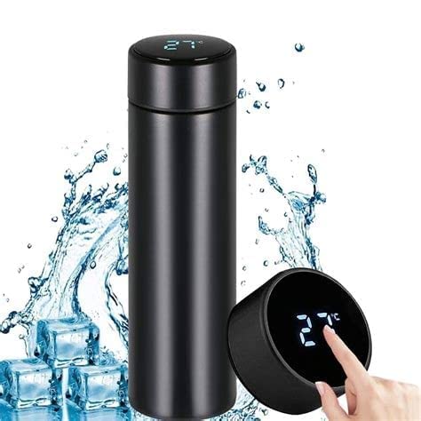 DAYBETTER® Smart Vacuum Insulated Stainless Steel Water Bottle with LED Temperature Display - Keeps Drinks Hot/Cold for 24 Hours - BPA Free Leakproof Thermos for Coffee, Tea, Gym, Hiking & Office Use