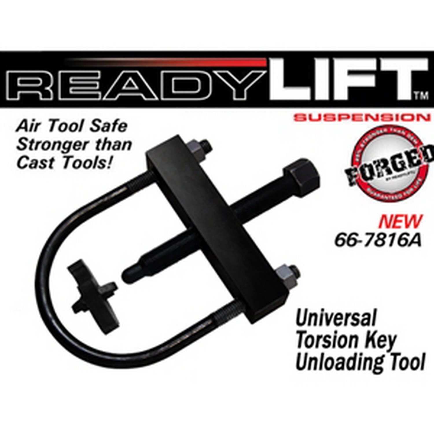 Readylift 66-7816A Torsion Key Unloading Tool - Heavy Duty Silver Lift Kit for Chevy/GMC Trucks - Perfect for Suspension Adjustments & Off-Road Upgrades