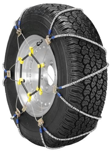 SCC ZT853 Super Z Heavy Duty Truck Single Tire Traction Chains - Set of 2 for Snow & Ice Off-Road Winter Driving Safety