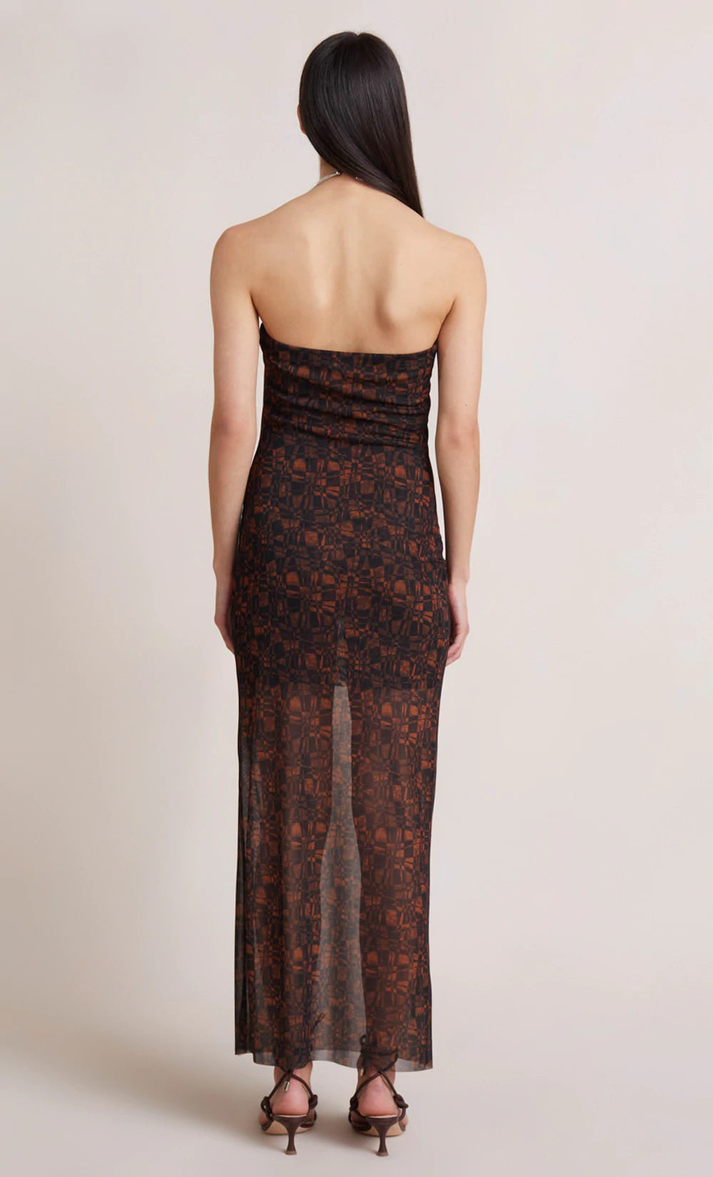 Checkmate Strapless Maxi Dress - Elegant Long Formal Gown for Women | Perfect for Weddings, Prom, Evening Parties & Special Occasions