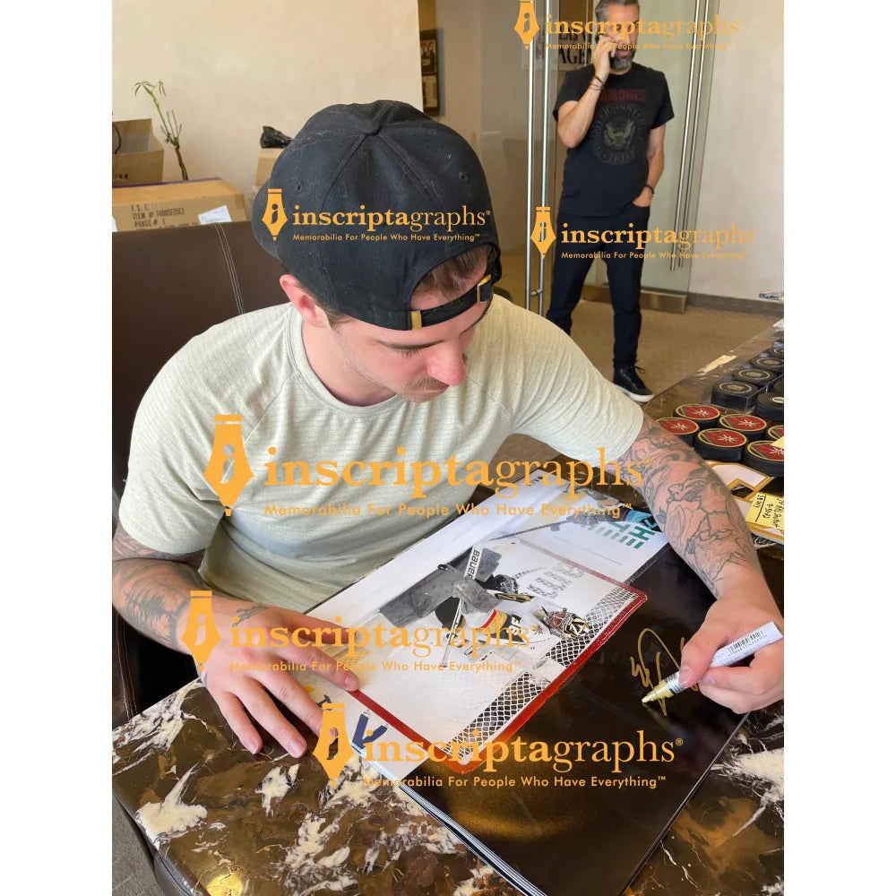 Logan Thompson Autographed Vegas Golden Knights 16x20 Photo - Signed Hockey Memorabilia with IGM COA - Perfect for Sports Fans, Collectors & Man Cave Decor