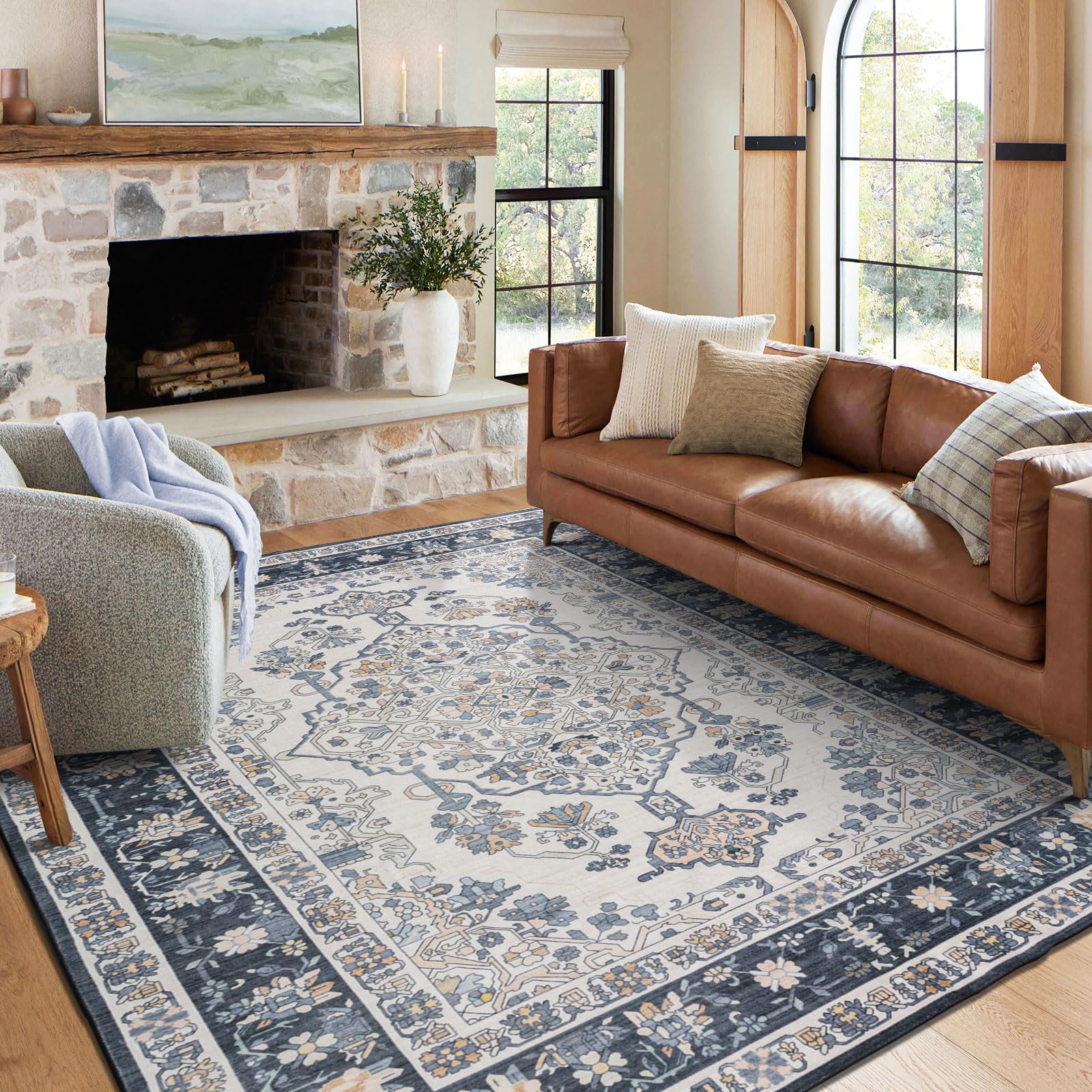 Shirley Boho Area Rug 7'6