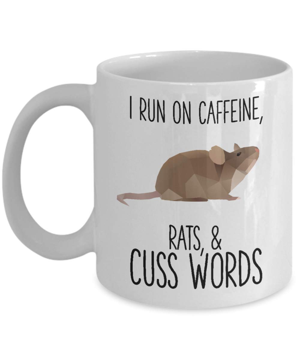 Funny Rat Themed Coffee Mug - Perfect Gift for Rat Lovers & Owners - Novelty Gag Gift for Pet Enthusiasts - Great for Home, Office, or as a Unique Present for Rat-Themed Parties
